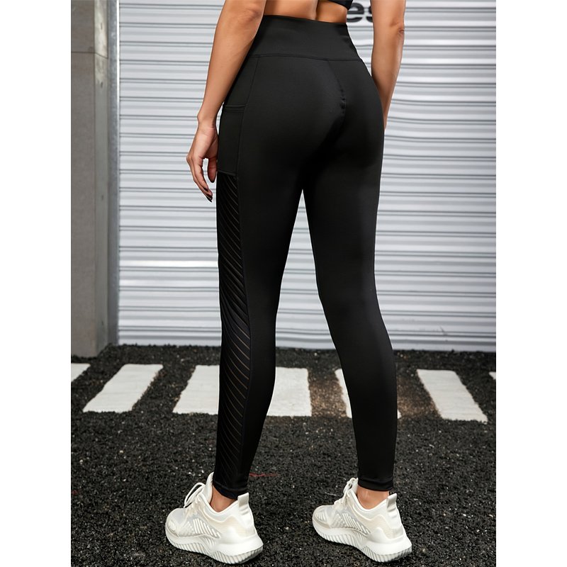 Black Soft Fitness Leggings - Image 3