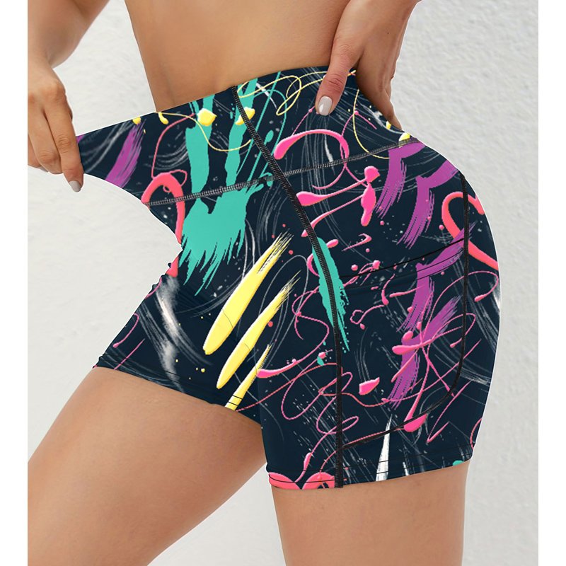Printed Fitness Shorts