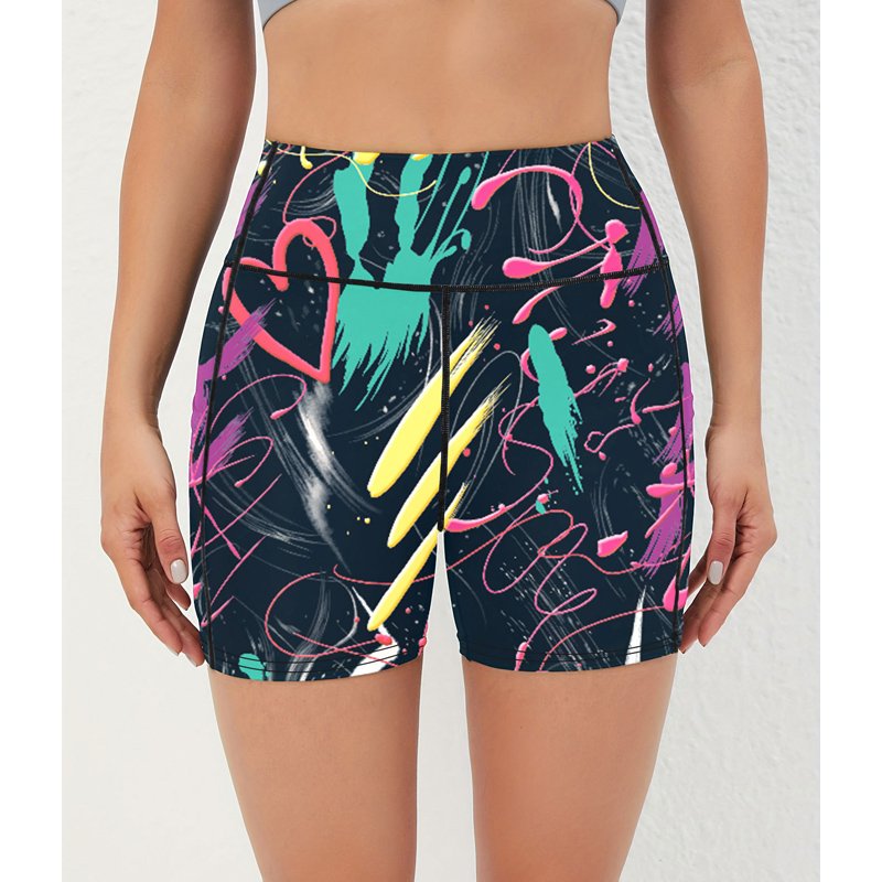 Printed Fitness Shorts - Image 2