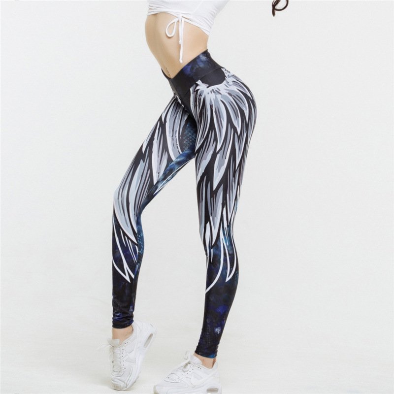 Wing Printed Full Length Leggings