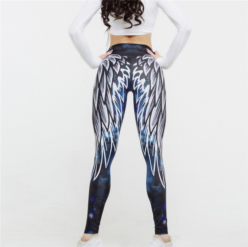 Wing Printed Full Length Leggings - Image 2
