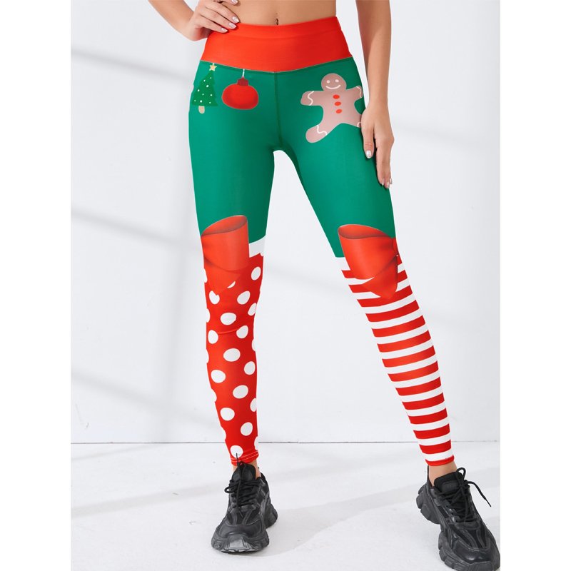 Christmas Printing Workout Leggings