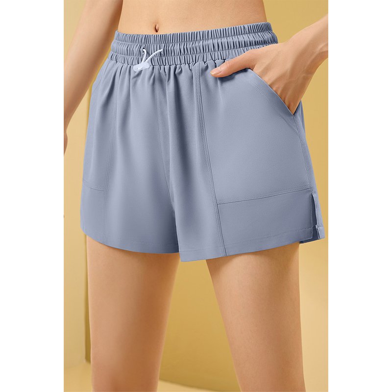 4 Way Stretch Woven Shorts With Pockets