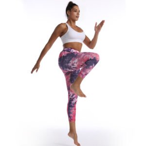 All-over Printed Plain Leggings