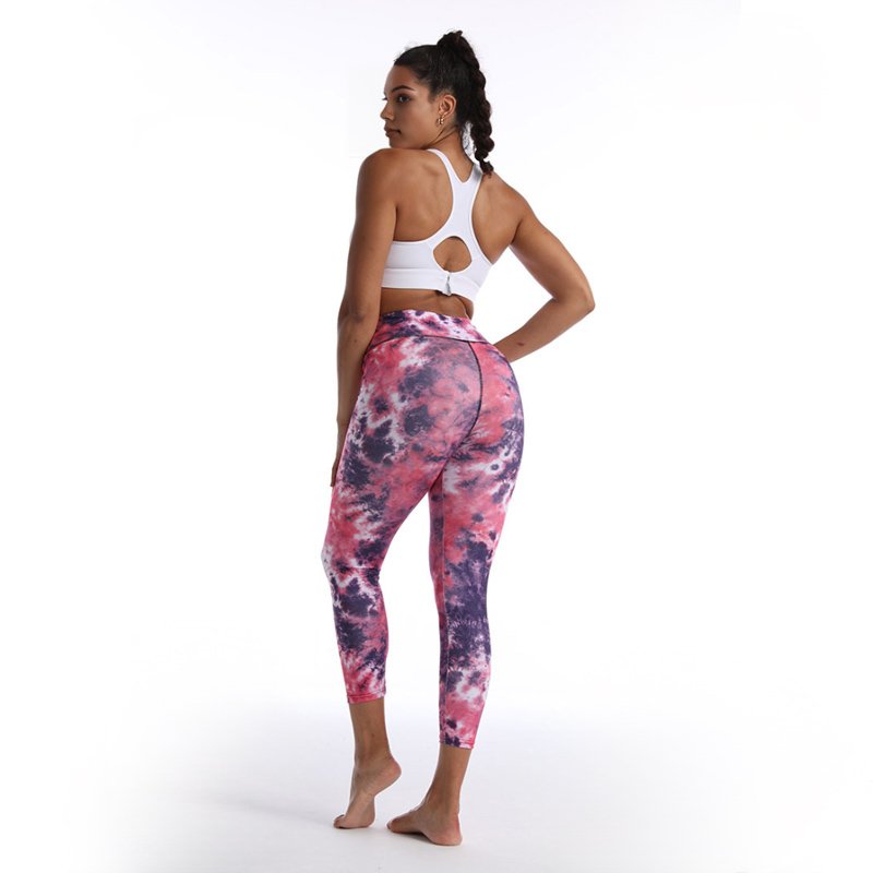 All-over Printed Plain Leggings - Image 4