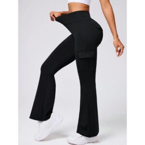 Flare Pants With Cargo Pockets