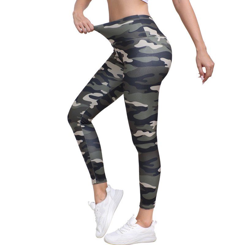 All-over Camo Printing Fitness Leggings - Image 3