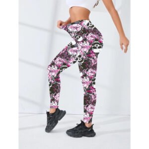 All-over Printed Full Length Workout Leggings