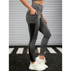 Spacedye Heather Grey Fitness Leggings