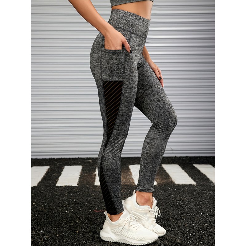 Spacedye Heather Grey Fitness Leggings