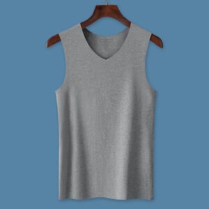V-Neck Peached Vest