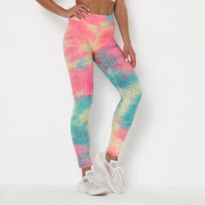 Tie-dye Printed Plain Leggings